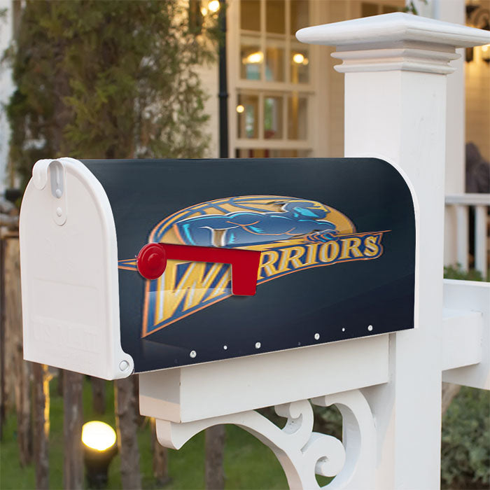 Warriors Logo Magnetic Mailbox Cover 18" X 21" Outdoor Decor