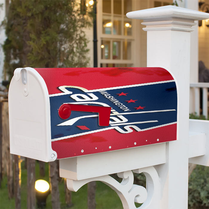 Washington Capitals 3 Magnetic Mailbox Cover 18" X 21" Outdoor Decor