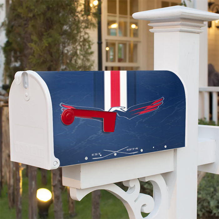 Washington Capitals Est 1974 Magnetic Mailbox Cover 18" X 21" Outdoor Decor