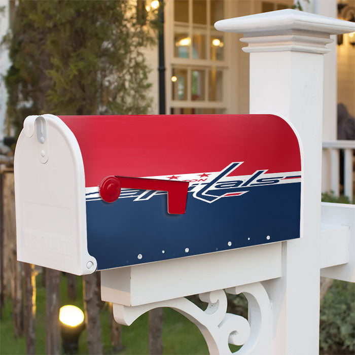 Washington Capitals Minimalist Magnetic Mailbox Cover 18" X 21" Outdoor Decor
