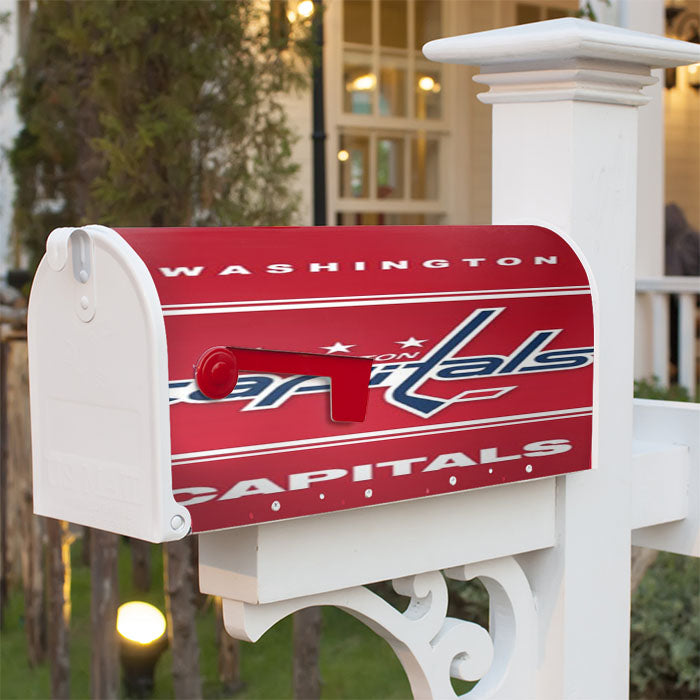 Washington Capitals Sports Magnetic Mailbox Cover 18" X 21" Outdoor Decor