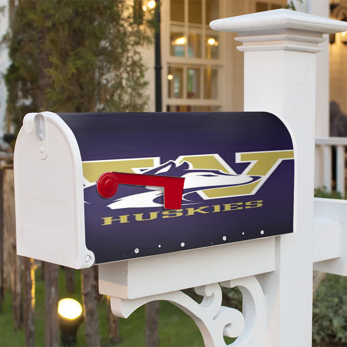 Washington Huskies Logo Magnetic Mailbox Cover 18" X 21" Outdoor Decor