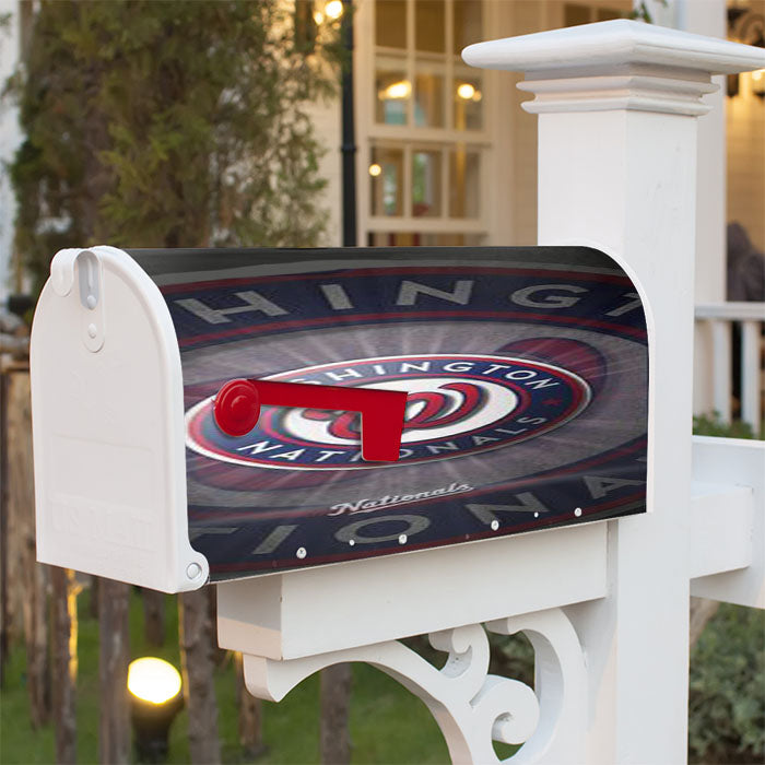 Washington Nationals Baseball Magnetic Mailbox Cover 18" X 21" Outdoor Decor