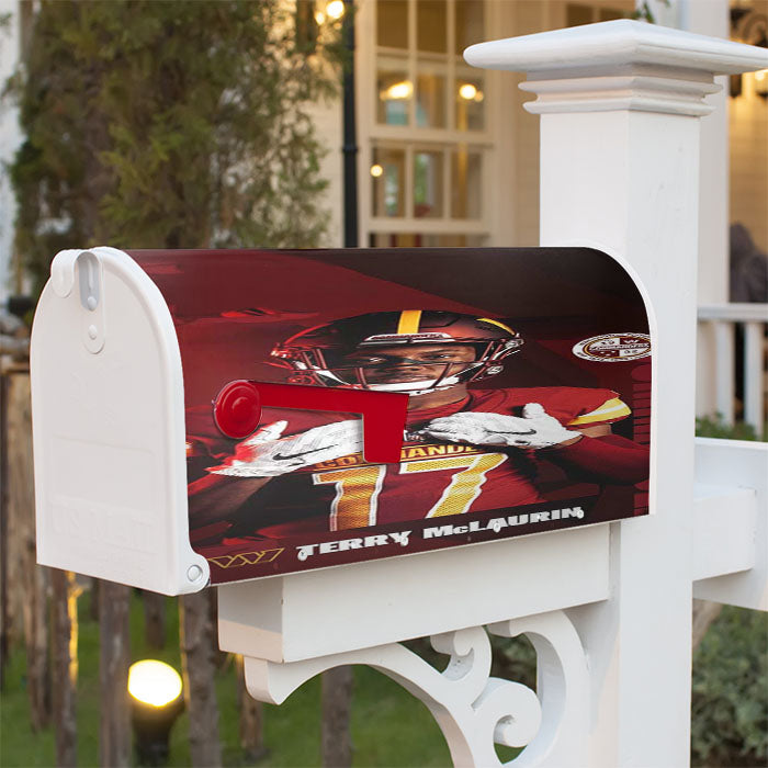 Washington Terry Mclaurin Magnetic Mailbox Cover 18" X 21" Outdoor Decor