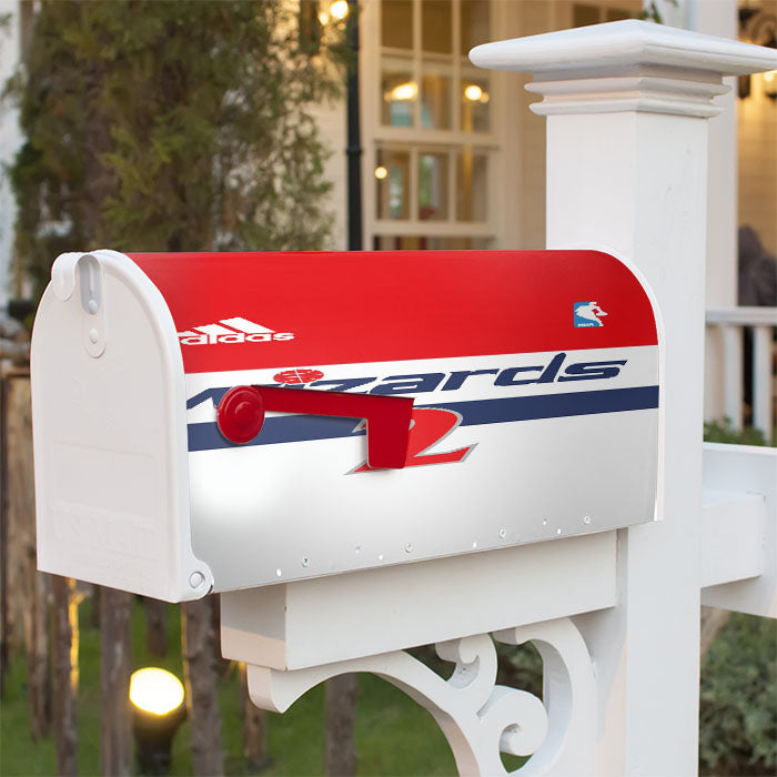 Washington Wizard Jersey Uniform Basketball Wallpaper Magnetic Mailbox Cover 18" X 21" Outdoor Decor