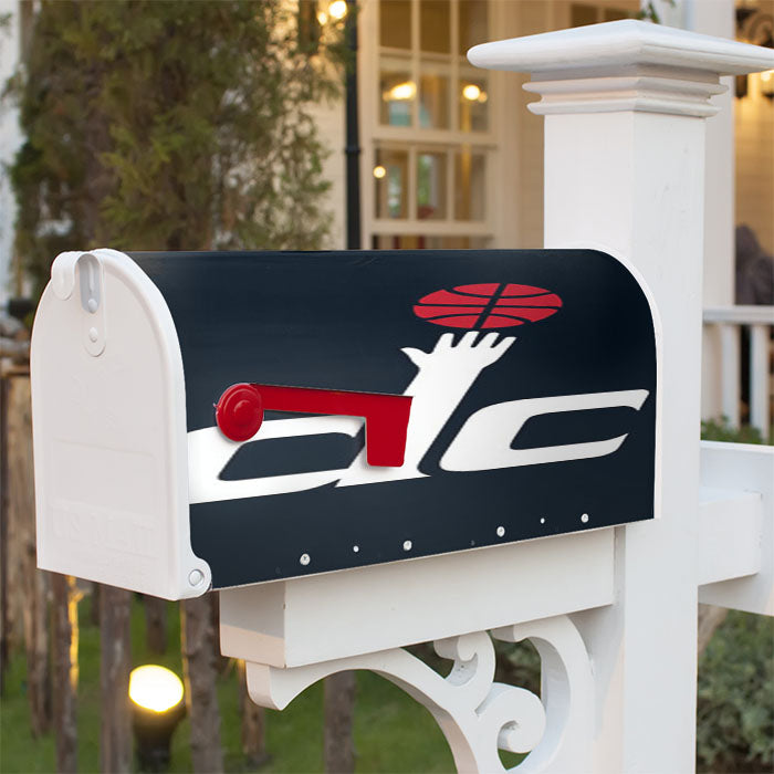 Washington Wizards Dc Magnetic Mailbox Cover 18" X 21" Outdoor Decor