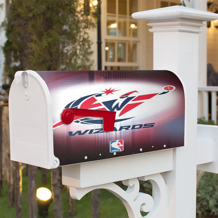 Washington Wizards Emblem Magnetic Mailbox Cover 18" X 21" Outdoor Decor