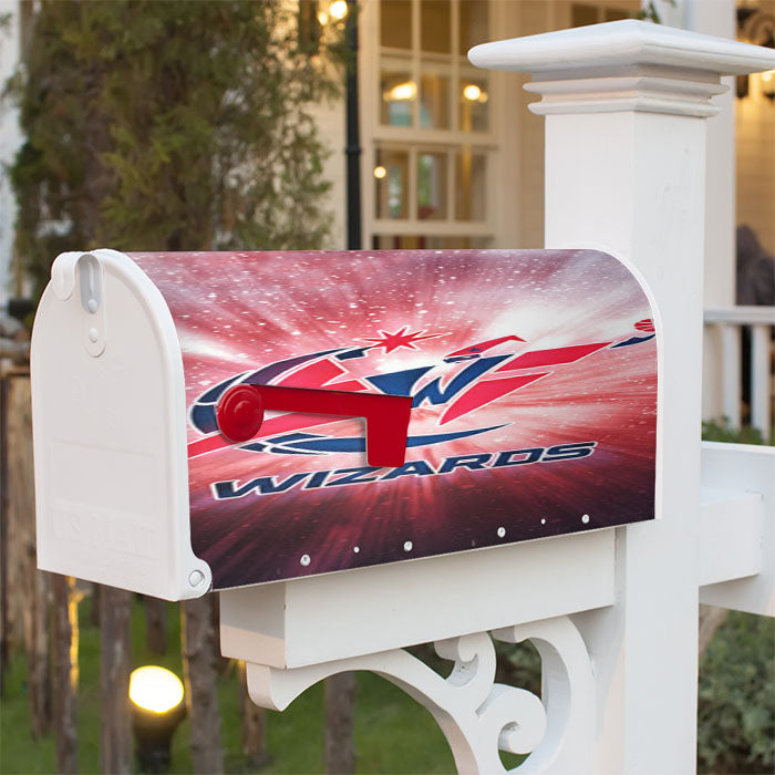Washington Wizards Logo Magnetic Mailbox Cover 18" X 21" Outdoor Decor