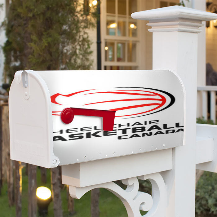 Wheel Chair Basketball Canada Logo Magnetic Mailbox Cover 18" X 21" Outdoor Decor