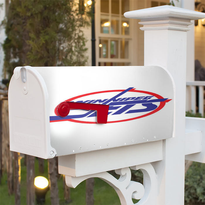 Winnipeg Jets Art Magnetic Mailbox Cover 18" X 21" Outdoor Decor