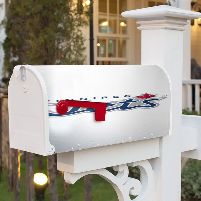 Winnipeg Jets Hockey Magnetic Mailbox Cover 18" X 21" Outdoor Decor