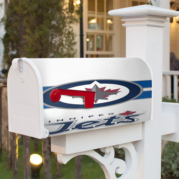 Winnipeg Jets Logo 2 Magnetic Mailbox Cover 18" X 21" Outdoor Decor