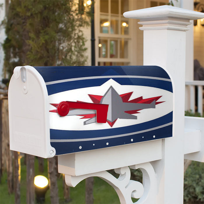 Winnipeg Jets Nhl Sport Magnetic Mailbox Cover 18" X 21" Outdoor Decor