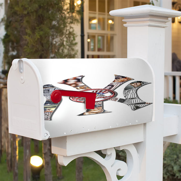 Yankees Newyork Baseball Magnetic Mailbox Cover 18" X 21" Outdoor Decor