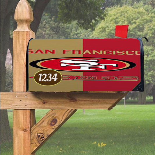 49Ers San Francisco Magnetic Mailbox Cover 18" X 21" Outdoor Decor