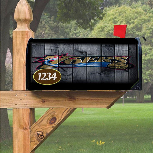 76Ers Magnetic Mailbox Cover 18" X 21" Outdoor Decor