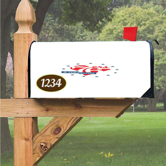 76Ers Phila Magnetic Mailbox Cover 18" X 21" Outdoor Decor