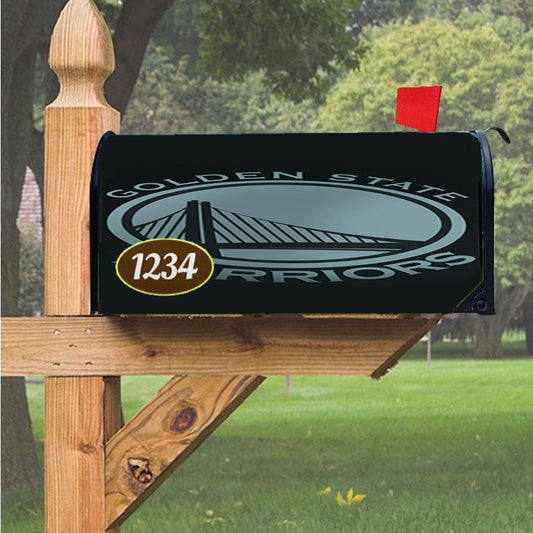 Adesivo Murale Logo Golden State Magnetic Mailbox Cover 18" X 21" Outdoor Decor