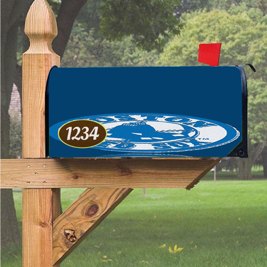 Wonder Woman Gold Logo Magnetic Mailbox Cover 18" x 21" Outdoor Decor
