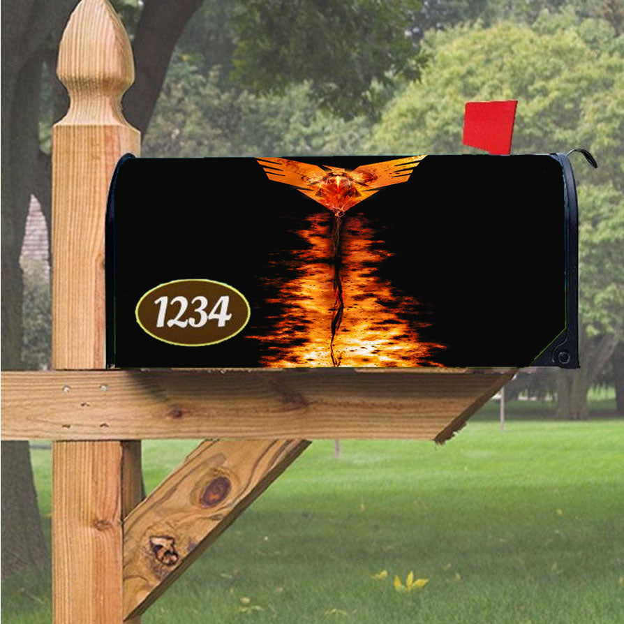 Wonder Woman Gold Logo Magnetic Mailbox Cover 18" x 21" Outdoor Decor