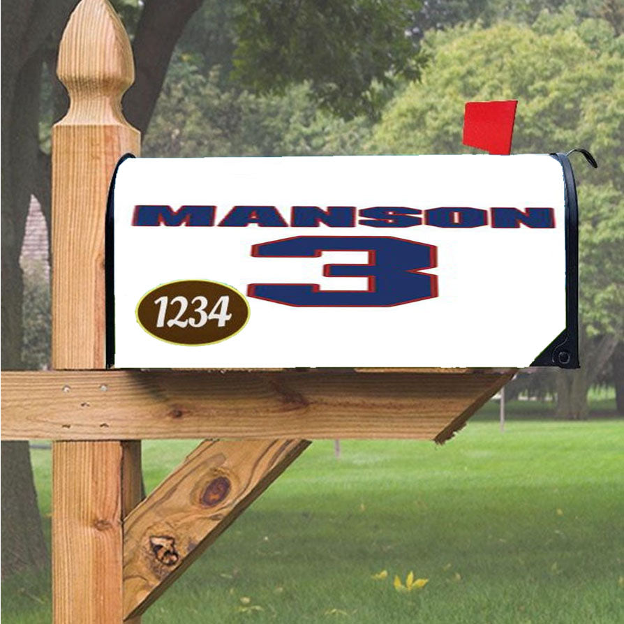 Wonder Woman Gold Logo Magnetic Mailbox Cover 18" x 21" Outdoor Decor