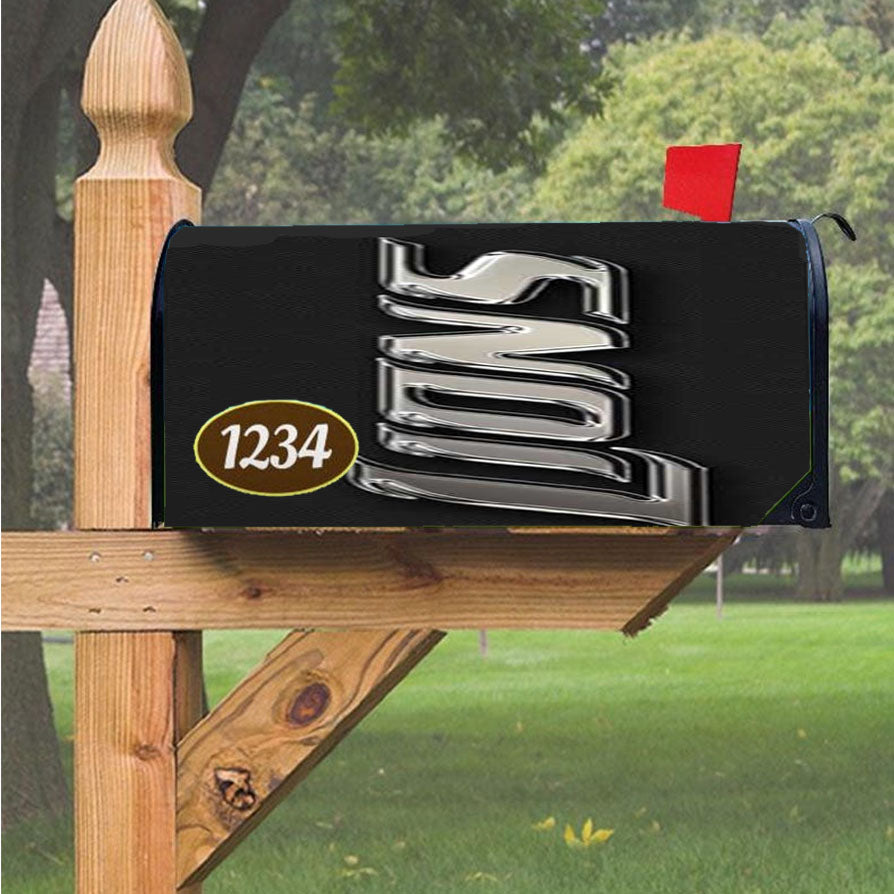 Wonder Woman Gold Logo Magnetic Mailbox Cover 18" x 21" Outdoor Decor