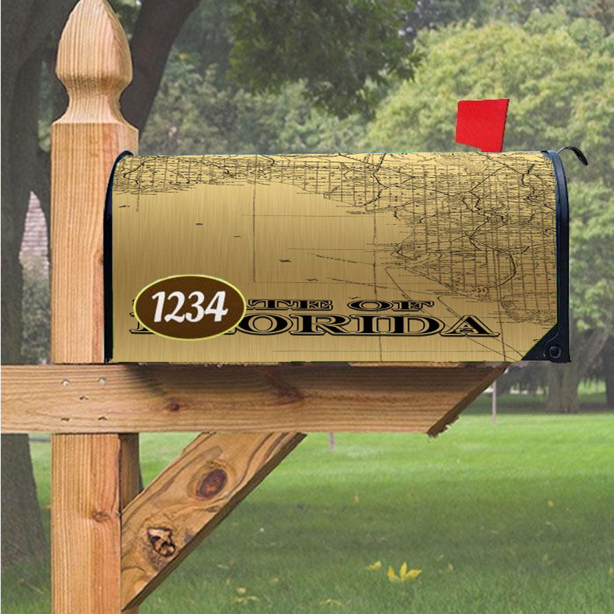 Wonder Woman Gold Logo Magnetic Mailbox Cover 18" x 21" Outdoor Decor