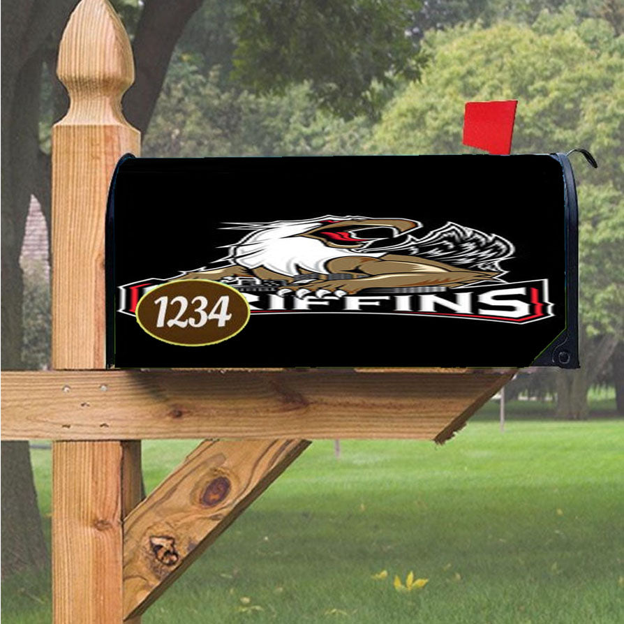 Wonder Woman Gold Logo Magnetic Mailbox Cover 18" x 21" Outdoor Decor