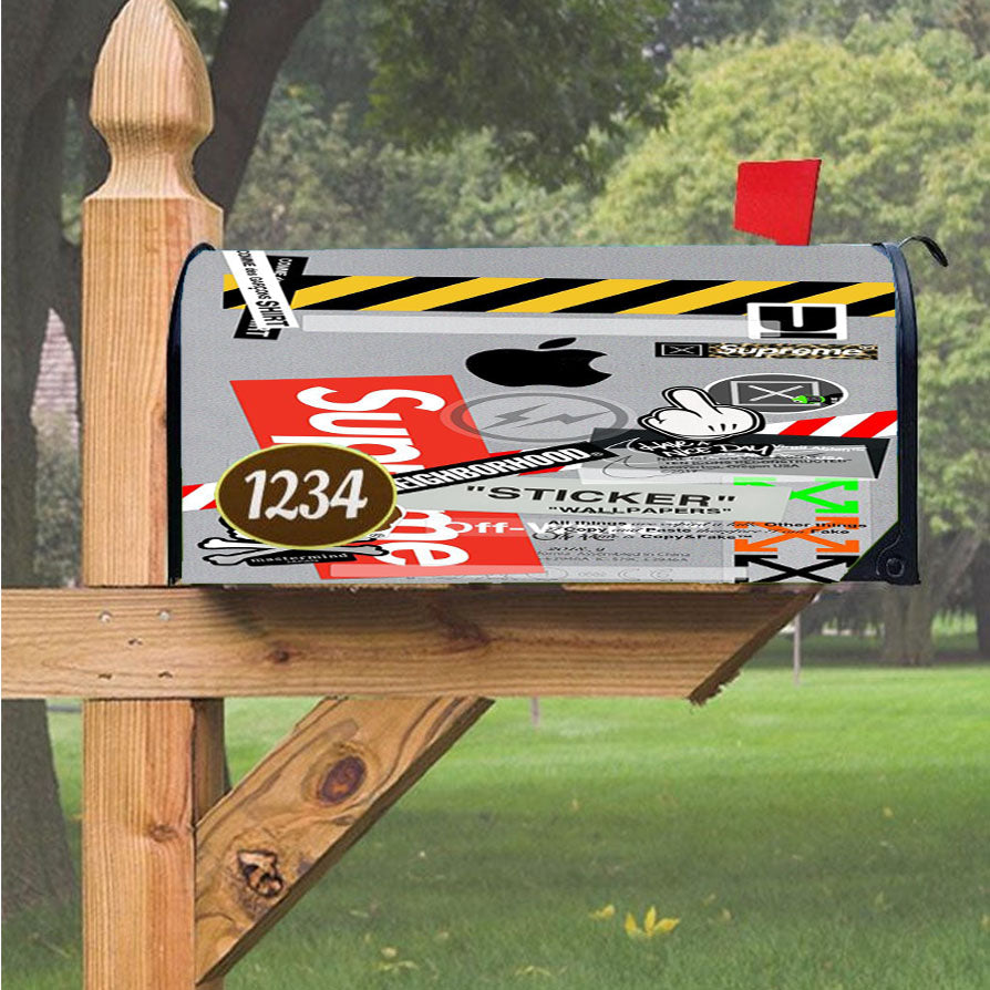 Wonder Woman Gold Logo Magnetic Mailbox Cover 18" x 21" Outdoor Decor