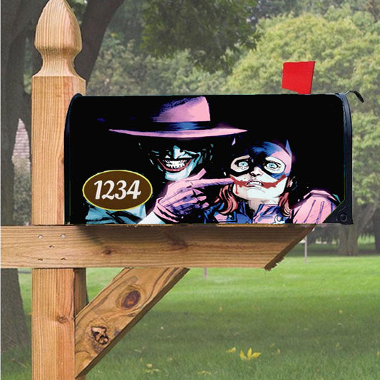 Joker Magnetic Mailbox Cover 18" X 21" Outdoor Decor