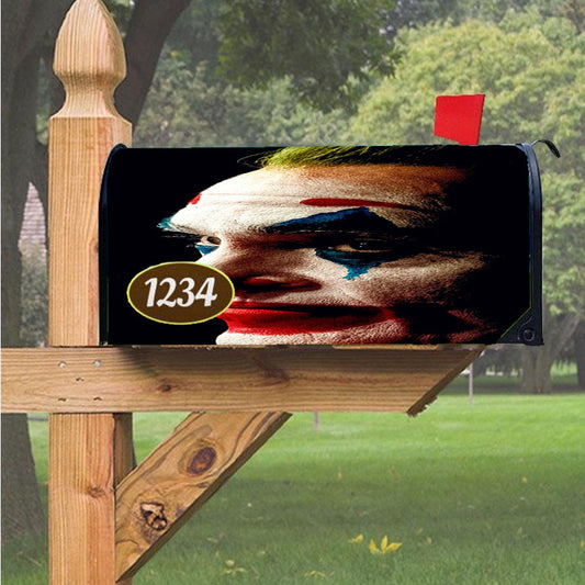 Joker Smiling At You Magnetic Mailbox Cover 18" X 21" Outdoor Decor