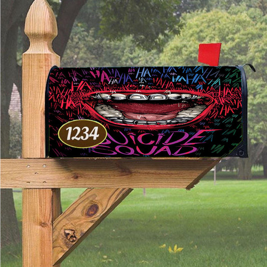 Joker Suicide Squad Poster Magnetic Mailbox Cover 18" X 21" Outdoor Decor