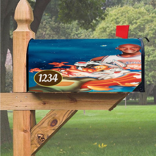Wonder Woman Gold Logo Magnetic Mailbox Cover 18" x 21" Outdoor Decor