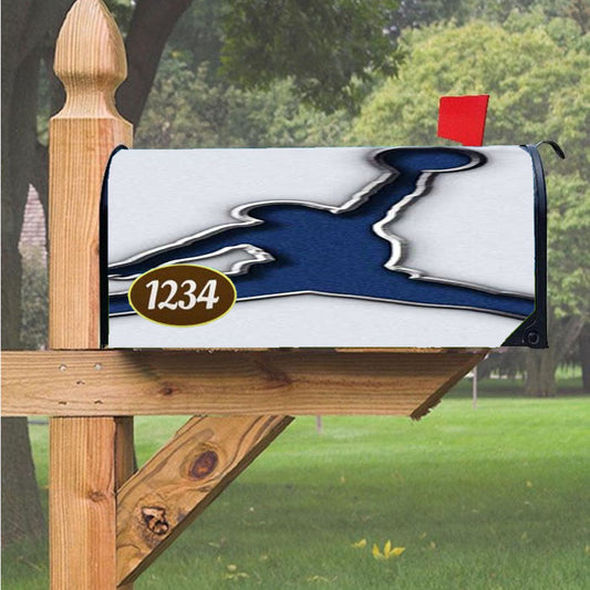 Wonder Woman Gold Logo Magnetic Mailbox Cover 18" x 21" Outdoor Decor
