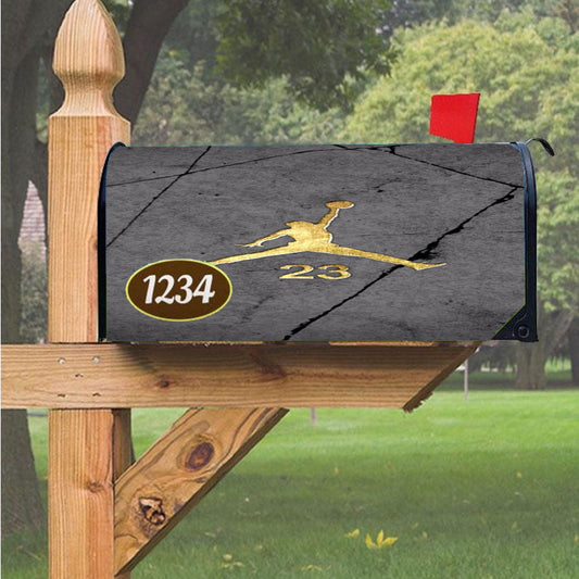 Wonder Woman Gold Logo Magnetic Mailbox Cover 18" x 21" Outdoor Decor
