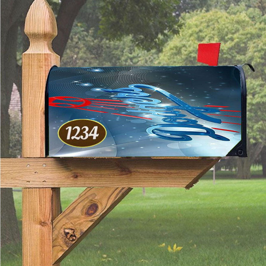 Wonder Woman Gold Logo Magnetic Mailbox Cover 18" x 21" Outdoor Decor
