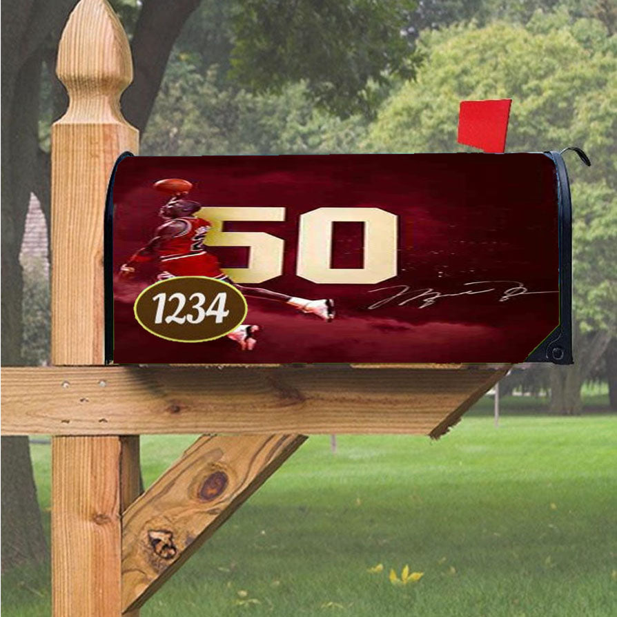 Wonder Woman Gold Logo Magnetic Mailbox Cover 18" x 21" Outdoor Decor