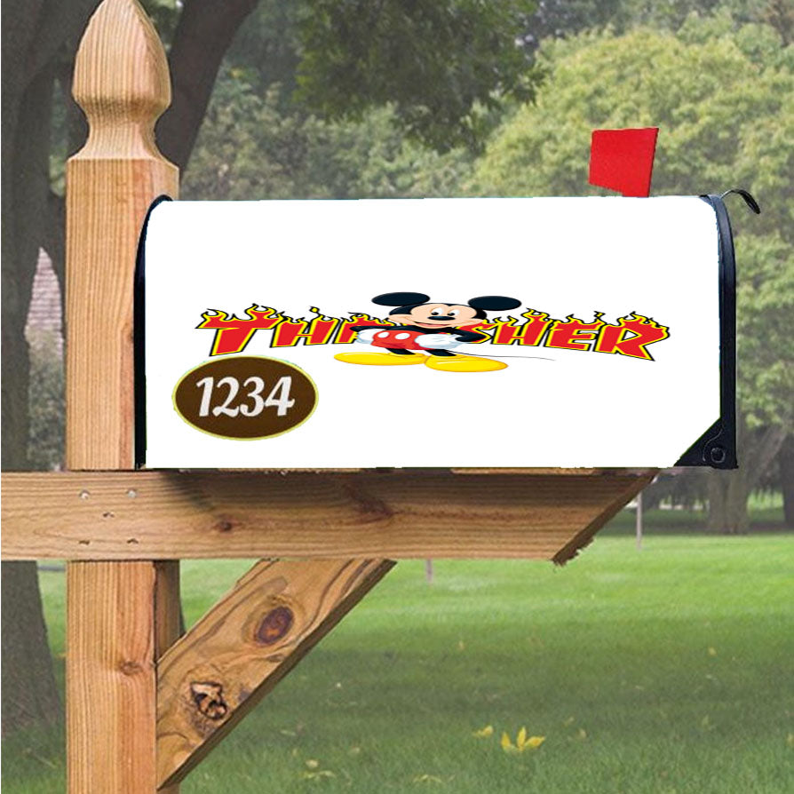 Wonder Woman Gold Logo Magnetic Mailbox Cover 18" x 21" Outdoor Decor