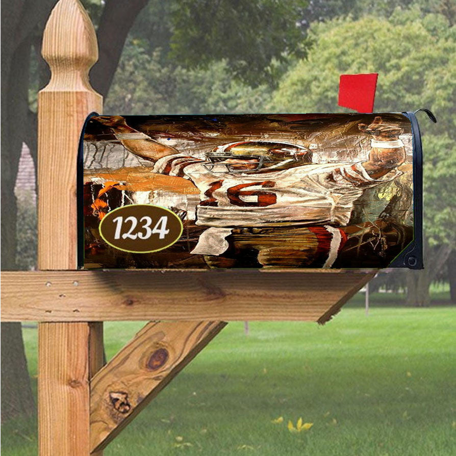 Montana 16 Nfl Football Magnetic Mailbox Cover 18" X 21" Outdoor Decor