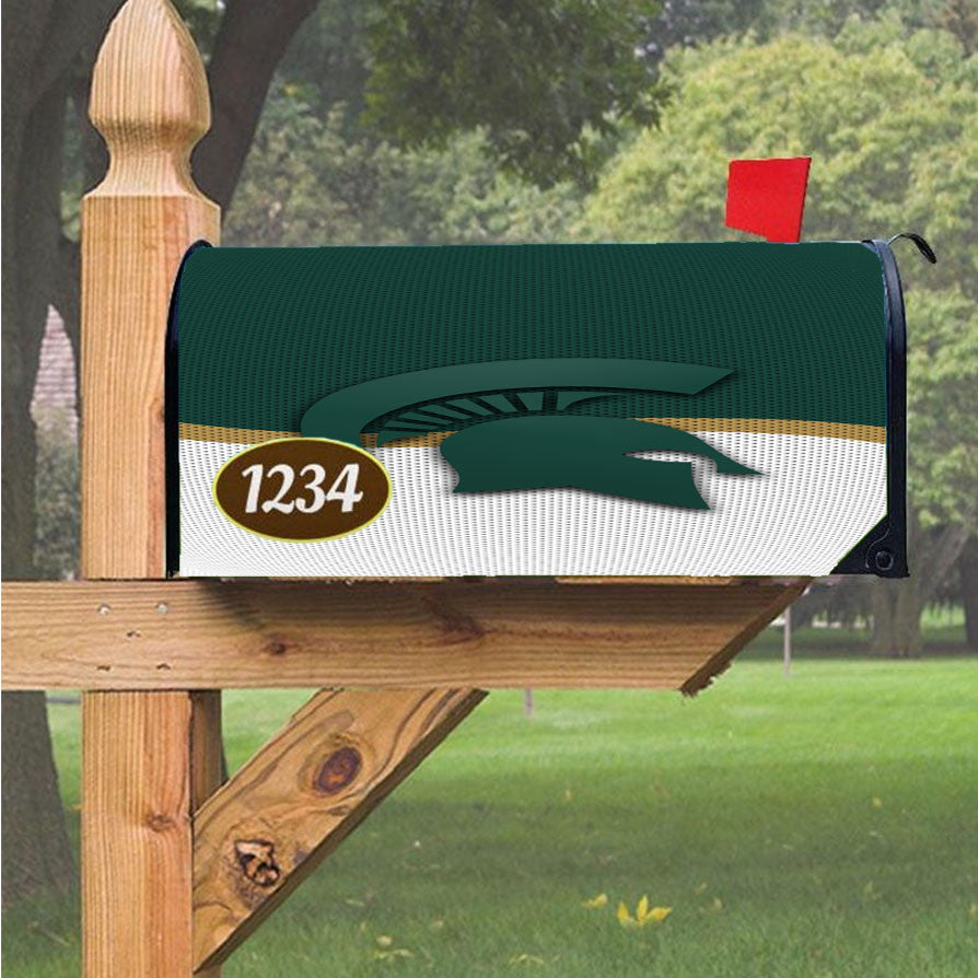 Msu Michigan State Spa Magnetic Mailbox Cover 18" X 21" Outdoor Decor