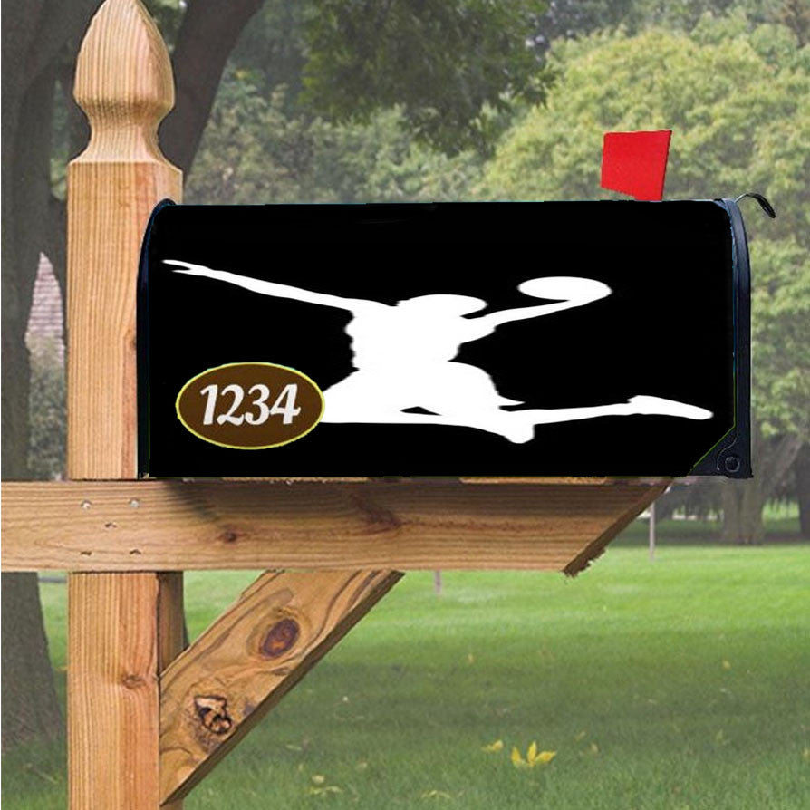 Nba Players Logo Magnetic Mailbox Cover 18" X 21" Outdoor Decor