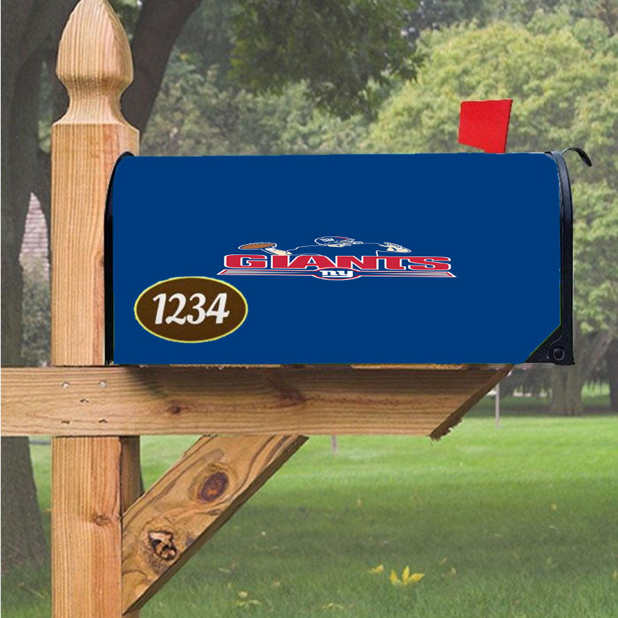 New York Giants Magnetic Mailbox Cover 18" X 21" Outdoor Decor