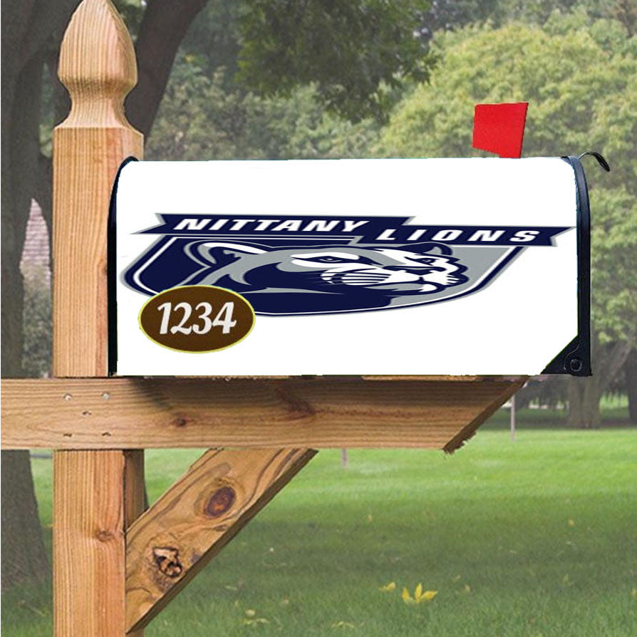 Penn State Nittany Lions Magnetic Mailbox Cover 18" X 21" Outdoor Decor