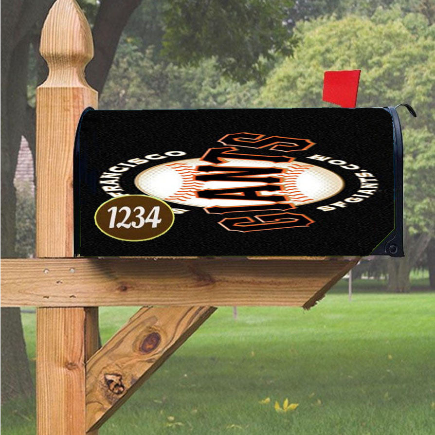 San Francisco Giants 2 Magnetic Mailbox Cover 18" X 21" Outdoor Decor