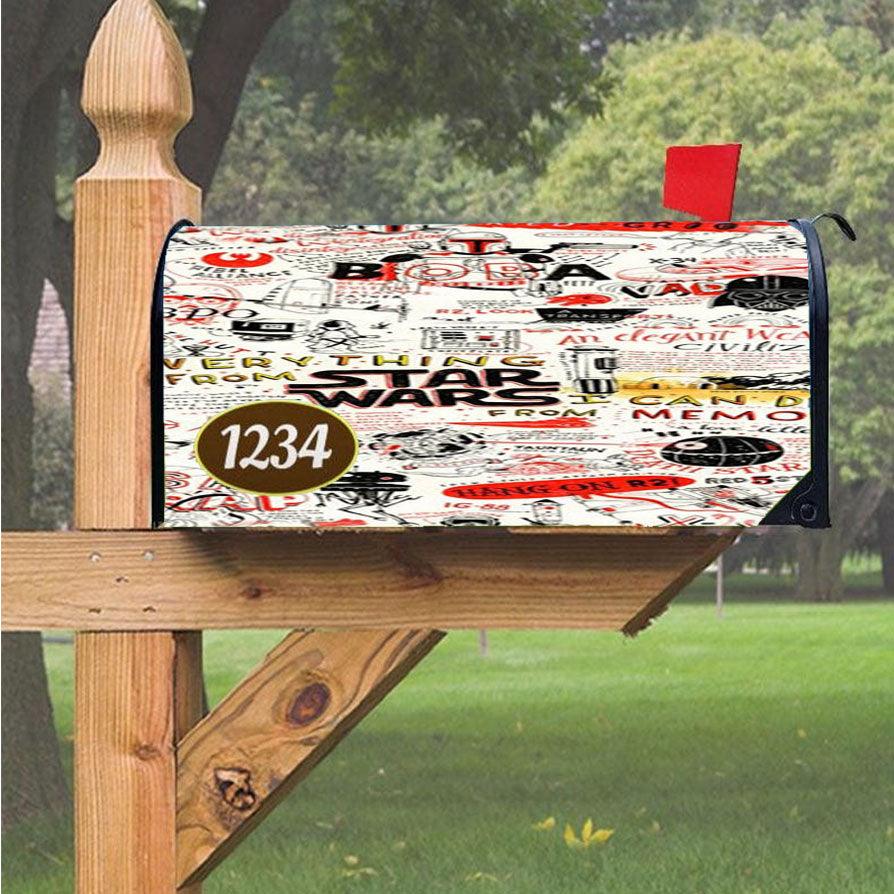 Wonder Woman Gold Logo Magnetic Mailbox Cover 18" x 21" Outdoor Decor