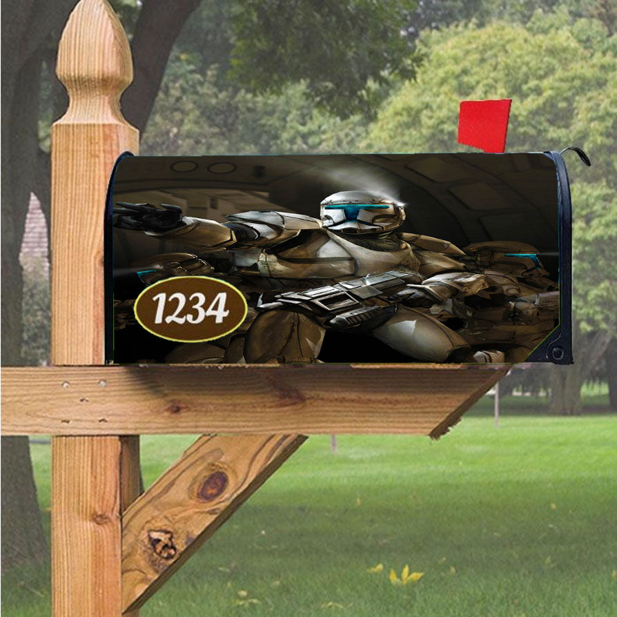 Wonder Woman Gold Logo Magnetic Mailbox Cover 18" x 21" Outdoor Decor