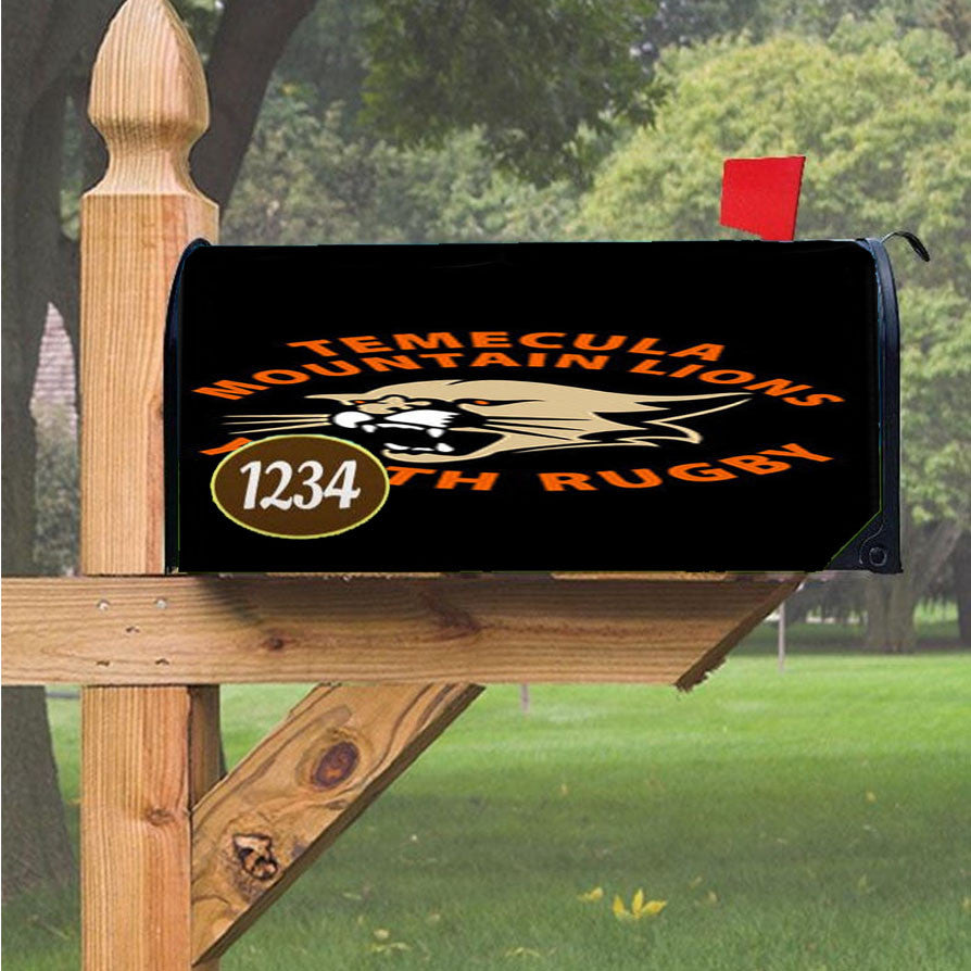 Temecula Youth Rugby Magnetic Mailbox Cover 18" X 21" Outdoor Decor