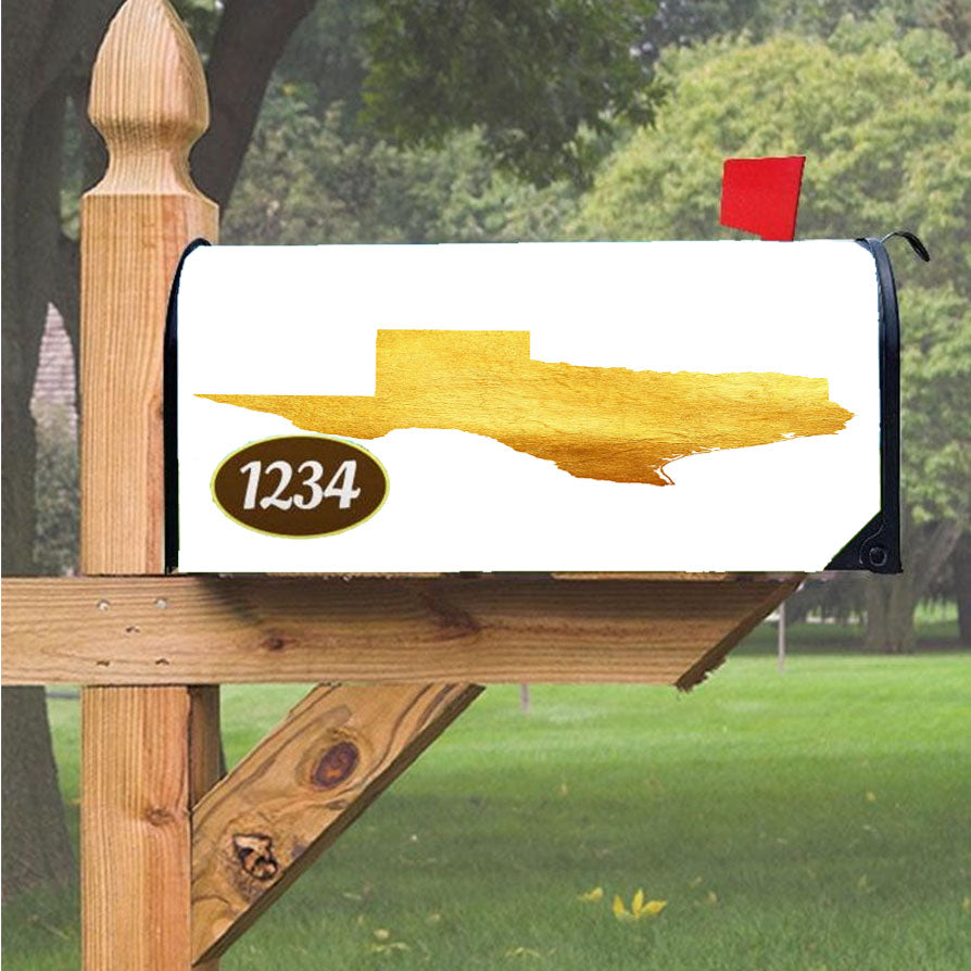 Wonder Woman Gold Logo Magnetic Mailbox Cover 18" x 21" Outdoor Decor
