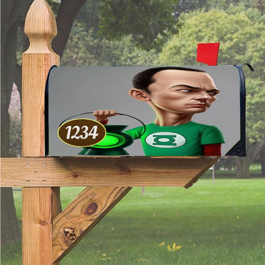 The Big Bang Theory Lamp Magnetic Mailbox Cover 18" X 21" Outdoor Decor