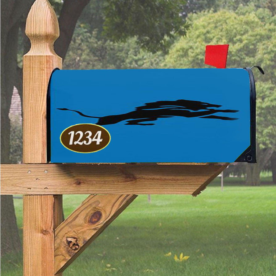 The D Is Detroit Lions Magnetic Mailbox Cover 18" X 21" Outdoor Decor